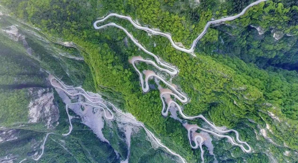 山谷古道航拍
